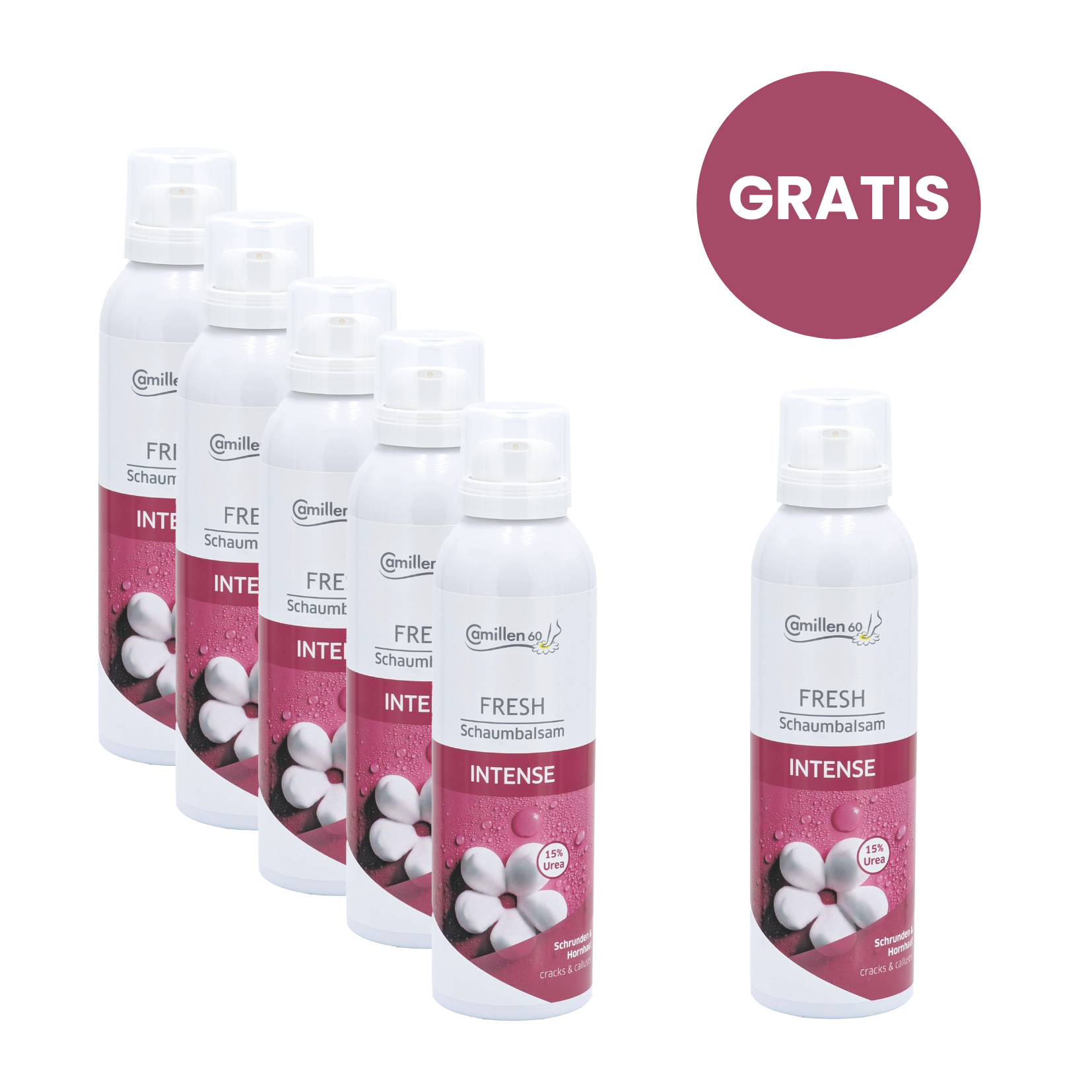 5+1 gratis Pianka intense do skóry zrogowaciałej, popękanej 15% mocznik