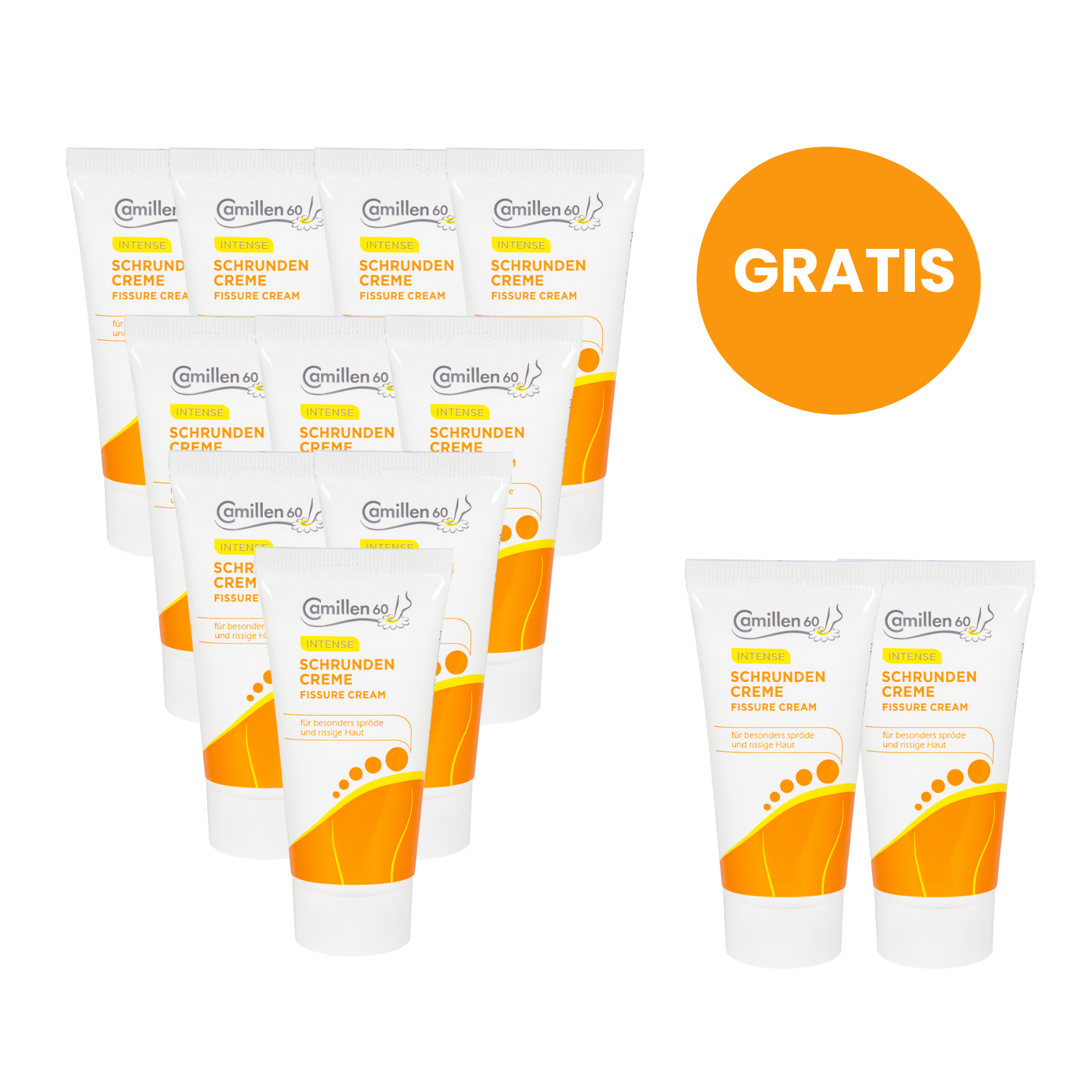 10+2 gratis Schrundencreme krem do skóry bardzo suchej pięt, kolan, łokci 30ml pakiet