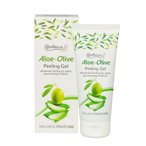 Peeling do stóp wellness żelowy, delikatny, oliwkowy 100ml