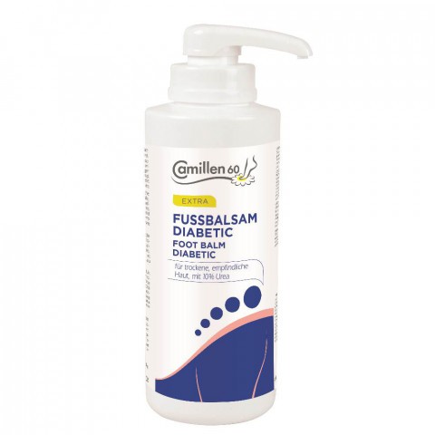 Fussbalsam diabetic 10% mocznika balsam dedykowany diabetykom w trosce o suchą skórę pięt 500 ml