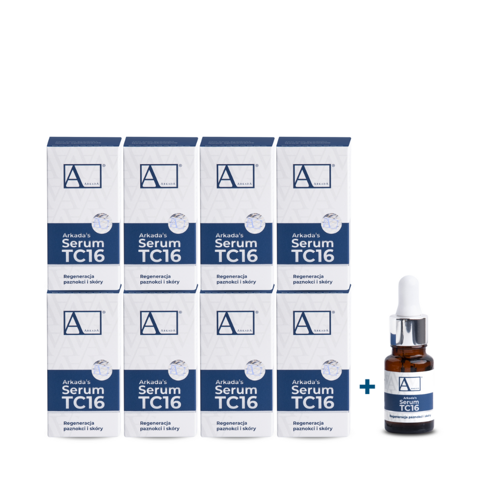 Serum kolagenowe TC16 Aarkada regeneracja skóry i paznokci 8+1