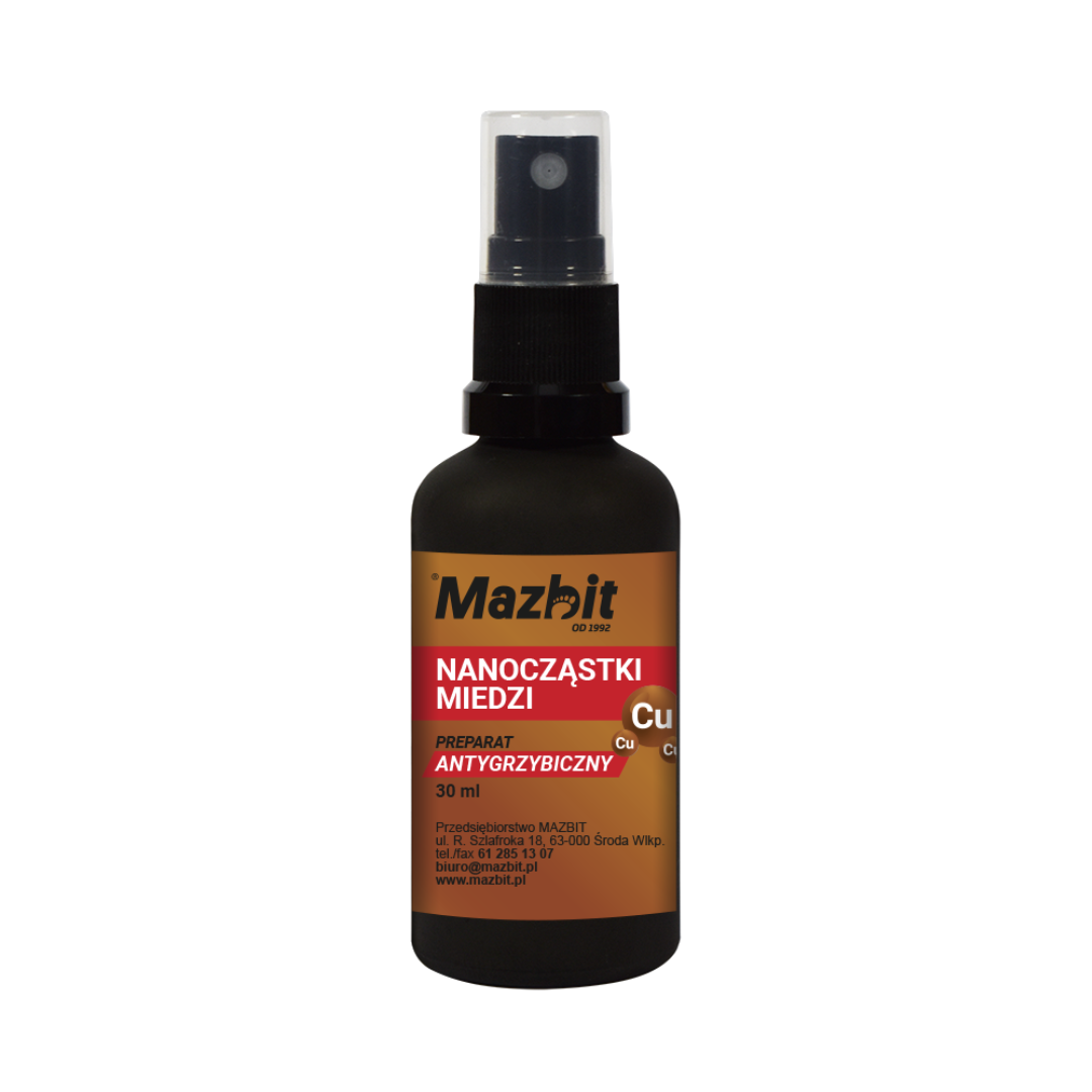 NanoczÄ…steczki miedzi - preparat antygrzybiczy 30ml