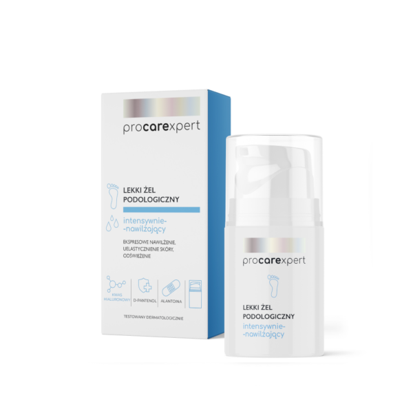Pakiet 8+1 ProCareXpert Lekki żel podologiczny intensywnie nawilżający – 50 ml