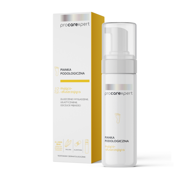 Pakiet 8+1 ProCareXpert Pianka podologiczna myjąco-złuszczająca – 150 ml