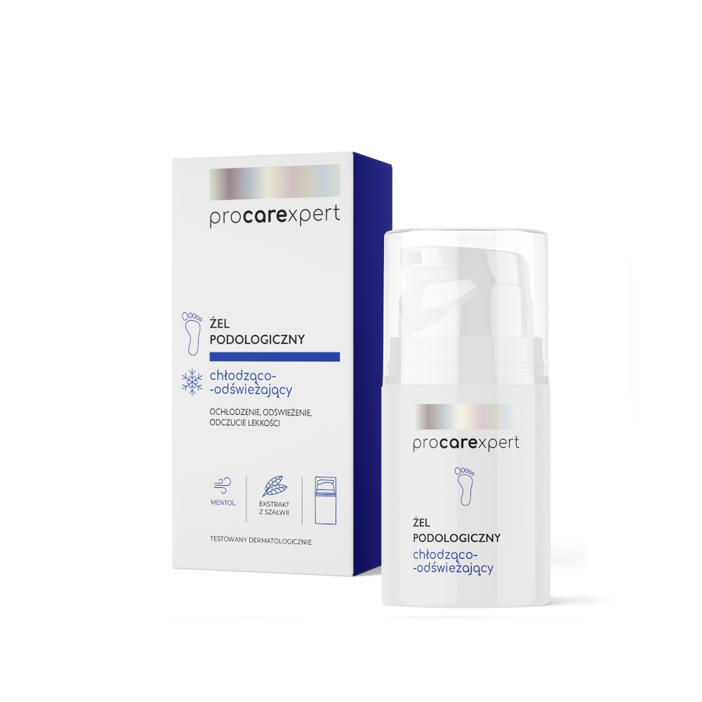 Pakiet 8+1 ProCareXpert Żel podologiczny chłodząco-odświeżający – 50 ml