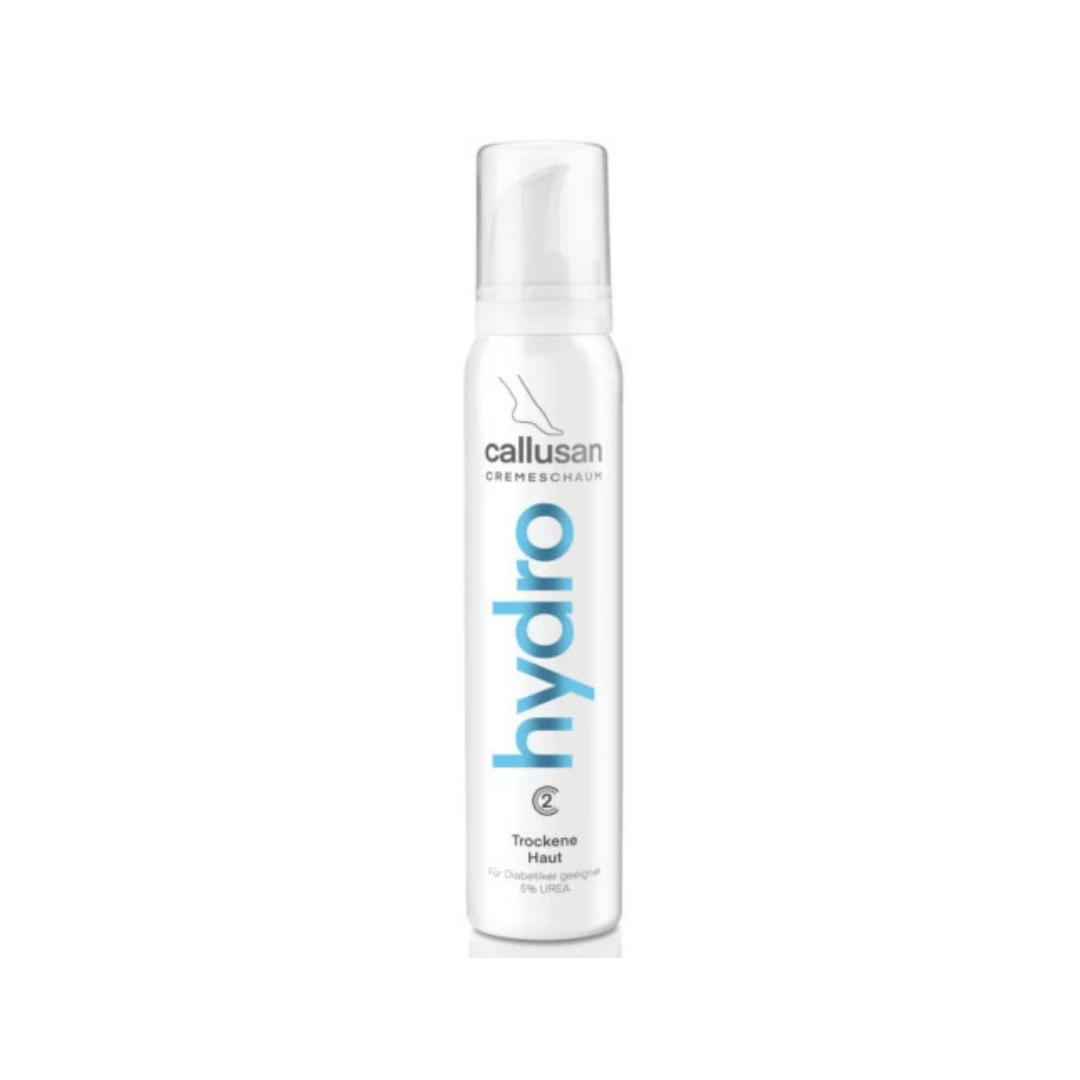 Callusan hydro – krem w piance do pielęgnacji suchej i szorstkiej skóry stóp, nóg i ciała 125ml