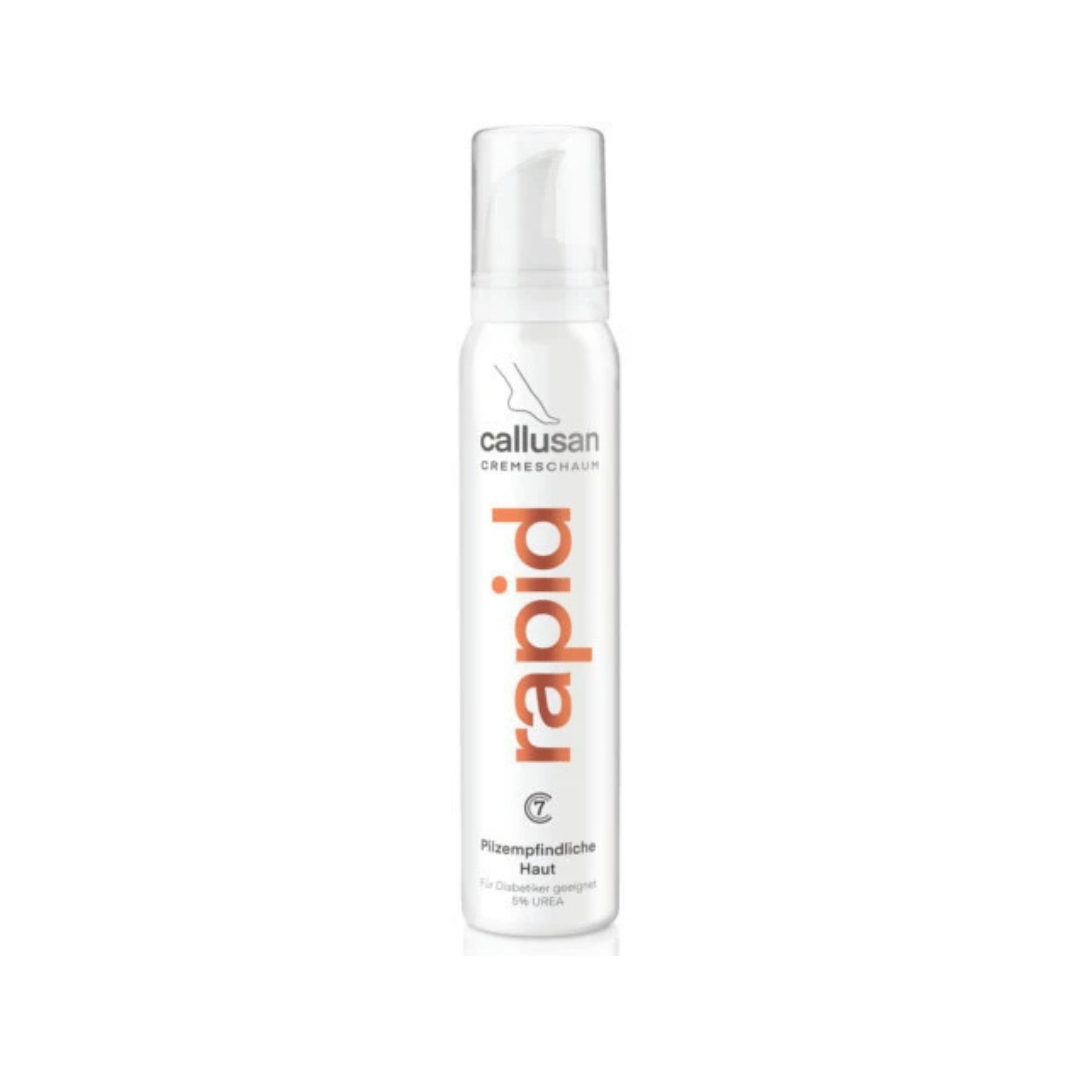 Callusan rapid – Antygrzybiczny krem w piance do pielęgnacji stóp 125ml
