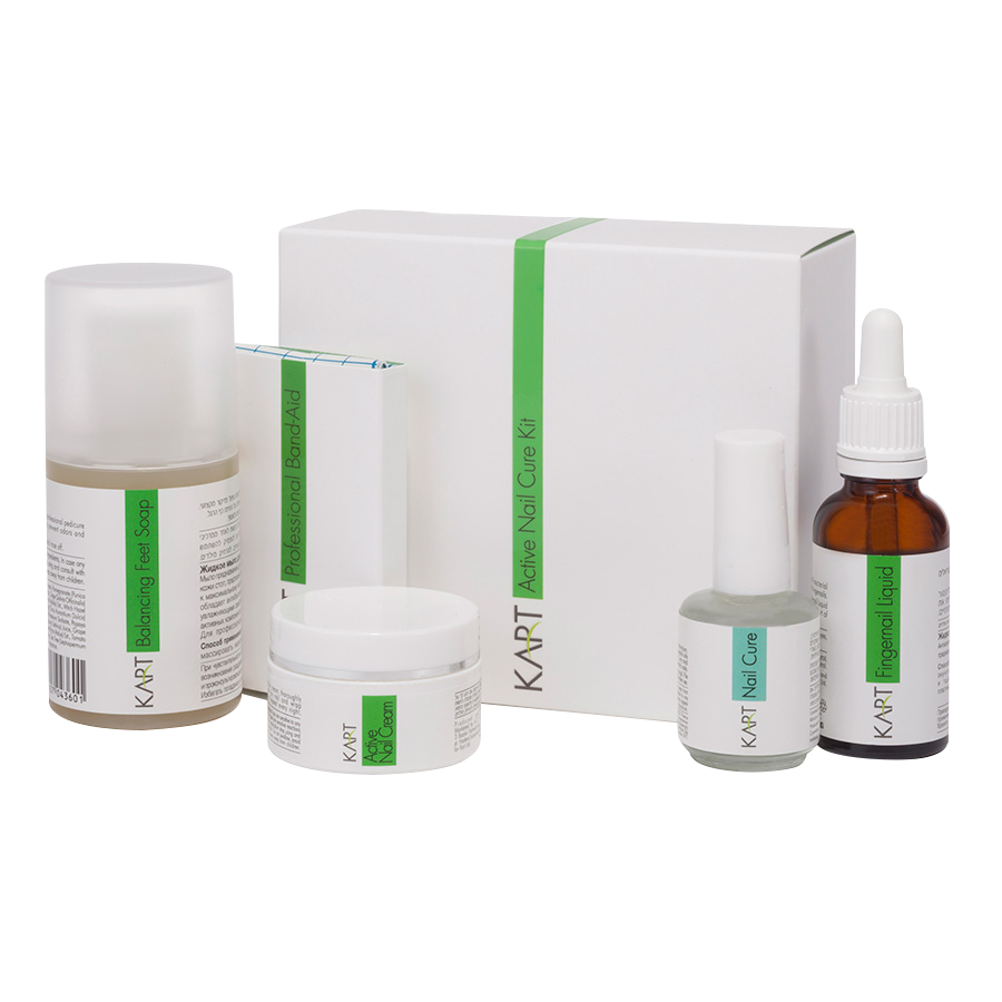 Kart Active Nail Cure Kit - Zestaw przeciwgrzybiczny do pielęgnacji paznokci